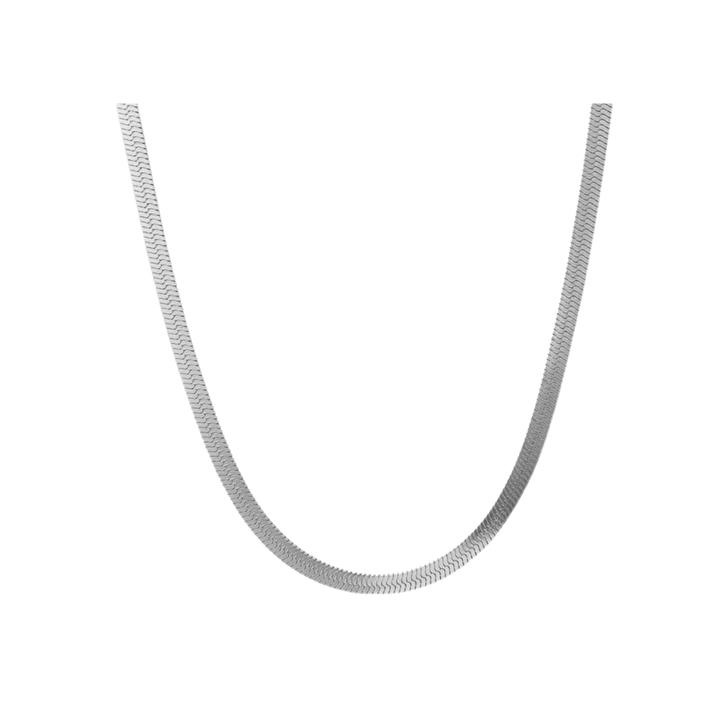 Medusa 5mm Silver Necklace