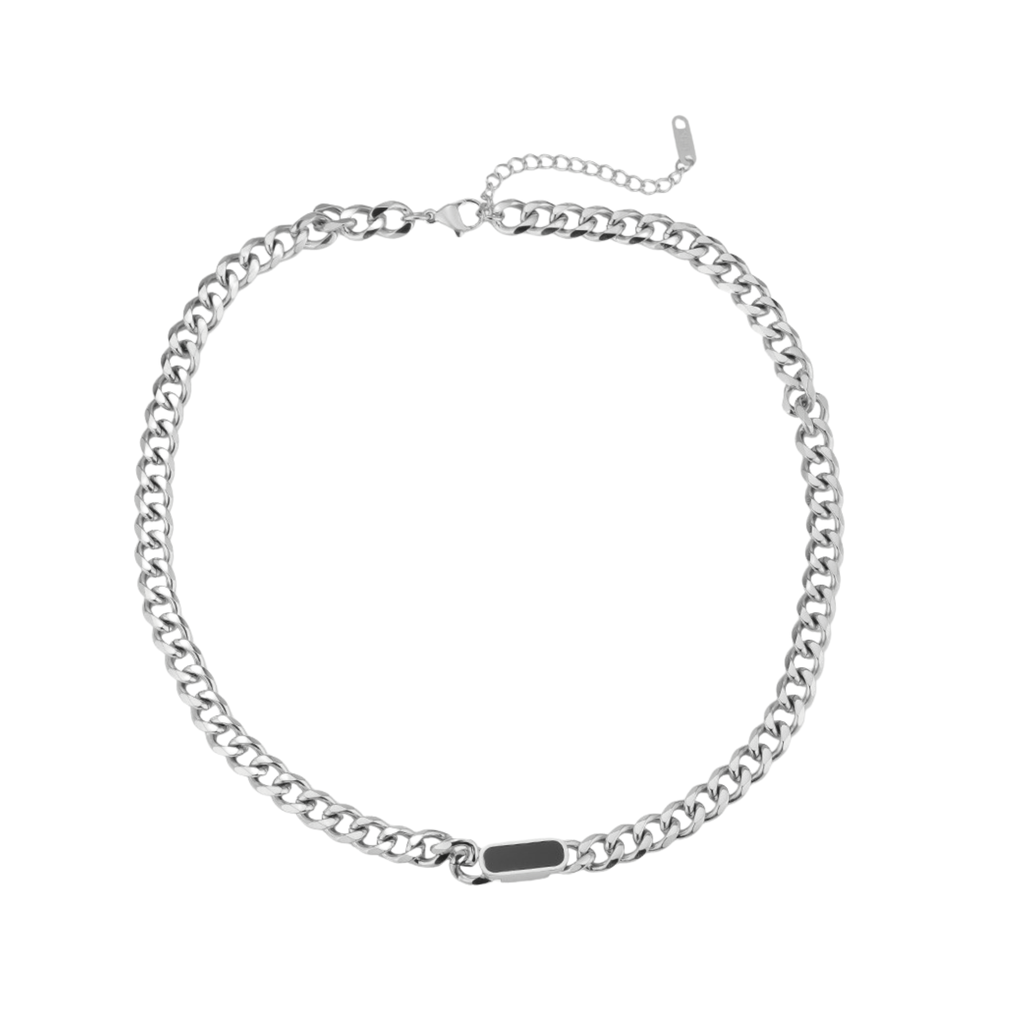 Molly Silver Chunk Necklace