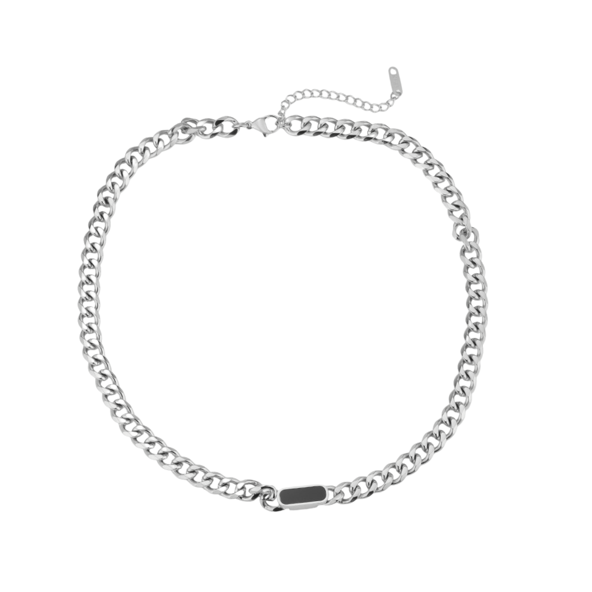 Molly Silver Chunk Necklace
