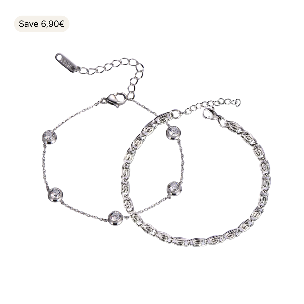 The Silver Lining Bracelet Set