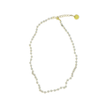 White Rosary Necklace