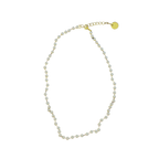 White Rosary Necklace