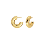 Alma Chunky Hoop Earrings