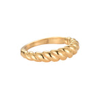 Croissant Thin Golden Ring
