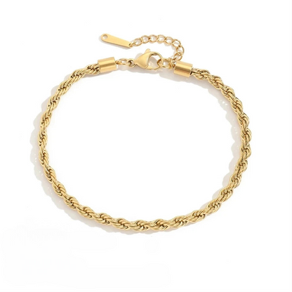 Figaro Golden Chain Bracelet