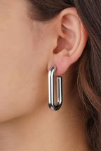 Kayla Silver Hoops