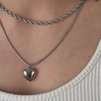 Amour Silver Necklace