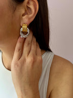 Vera Mixed Metal Earrings