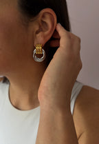 Vera Mixed Metal Earrings